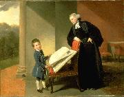 The Reverend Randall Burroughs and his son Ellis Johann Zoffany